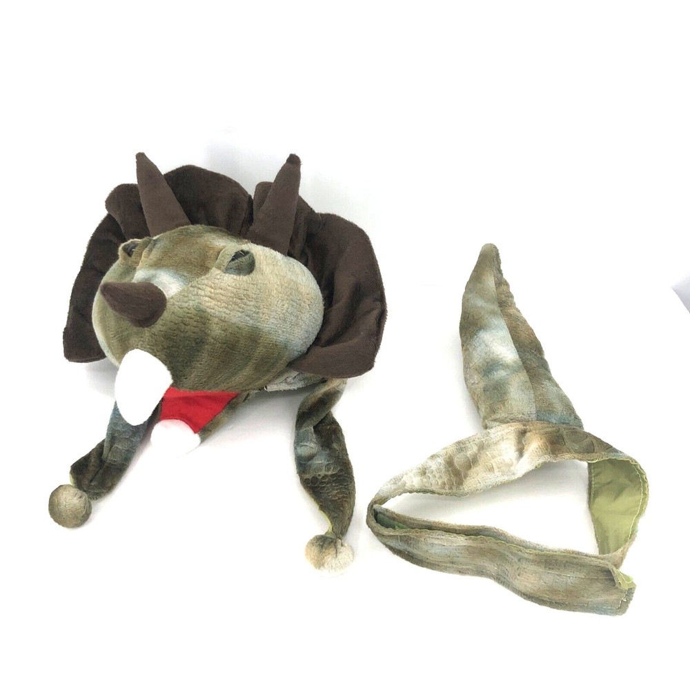 Pottery Barn Toddler Dinosaur Costume Triceratops Head Tail Halloween NO BODY